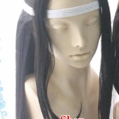 Chinese Traditional Cosplay Taoist Priest Wigs Ancient Swordsman Wig Sheath Hair Accessories for Men