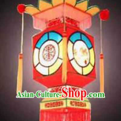 Chinese Traditional Handmade Red Palace Lantern New Year Hanging Lamp Lantern Festival Lanterns