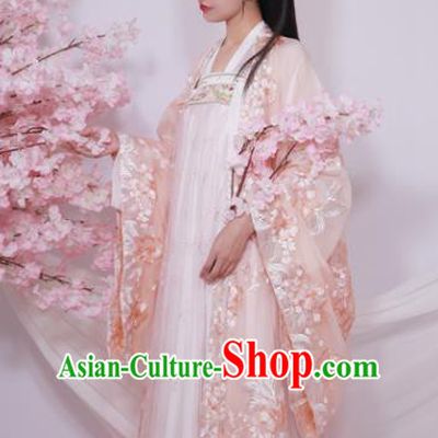 Traditional Chinese Tang Dynasty Court Replica Costumes Ancient Royal Princess Hanfu Dress for Women