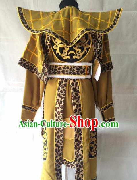 Chinese Beijing Opera Takefu Ginger Clothing Traditional Peking Opera Soldier Costume for Men Chinese Beijing Opera Takefu Ginger Clothing Traditional Peking Opera Soldier Costume for Men
