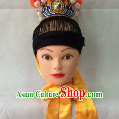 Chinese Beijing Opera Niche Hair Crown Traditional Peking Opera Prince Headwear for Men