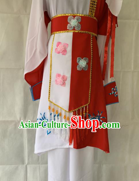 Chinese Beijing Opera Servant Girl Dress Traditional Peking Opera Maidservant Costume for Women Chinese Beijing Opera Servant Girl Dress Traditional Peking Opera Maidservant Costume for Women
