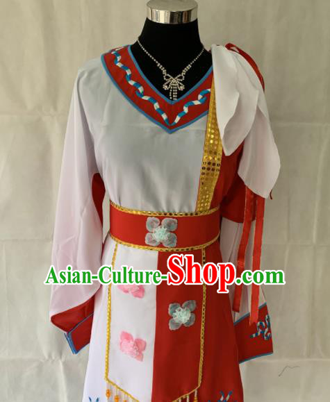 Chinese Beijing Opera Servant Girl Dress Traditional Peking Opera Maidservant Costume for Women Chinese Beijing Opera Servant Girl Dress Traditional Peking Opera Maidservant Costume for Women
