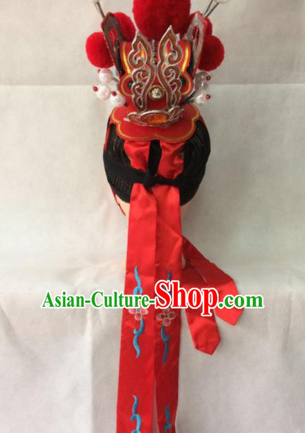 Chinese Beijing Opera Niche Hair Crown Traditional Peking Opera Prince Headwear for Men Chinese Beijing Opera Niche Hair Crown Traditional Peking Opera Prince Headwear for Men