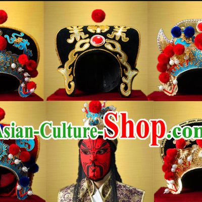 Top Handmade Long Beards Bian Lian Hat Mask Changing Hat