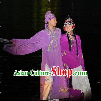 Chinese The Romantic Show of Songcheng Stage Show Impression West Lake Dance Beijing Opera Costumes for Women for Men