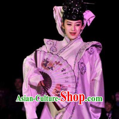 Chinese The Romantic Show of Songcheng Scholar Stage Performance Dance Costume for Men