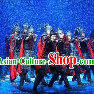 Chinese The Romantic Show of Songcheng General Stage Performance Dance Costume for Men