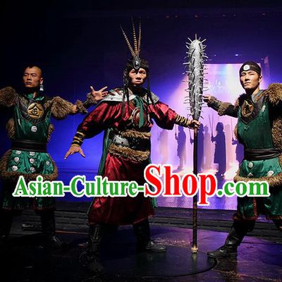 Chinese The Romantic Show of Songcheng General Stage Performance Dance Costume for Men