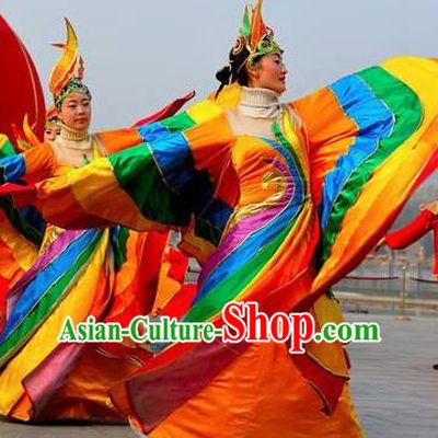 Chinese The Dream of Datang Tang Dynasty Imperial Consort Dance Red Dress Stage Performance Costume for Women