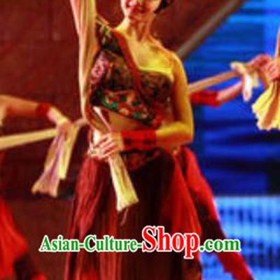 Chinese Back to Song Dynasty Classical Dance Dress Stage Performance Costume for Women