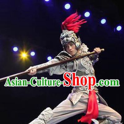 Chinese Back to Song Dynasty General Body Armor Stage Performance Dance Costume for Men