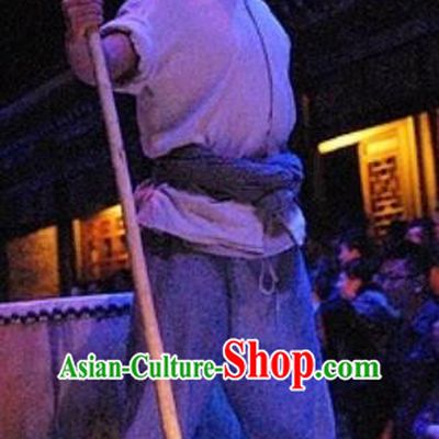 Chinese Encore Pingyao Civilian Folk Dance Stage Performance Costume for Men