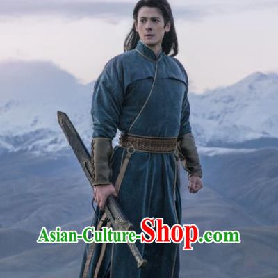 Ever Night Chinese Drama Ancient Young Knight Hanfu Clothing Traditional Tang Dynasty Swordsman Costumes for Men
