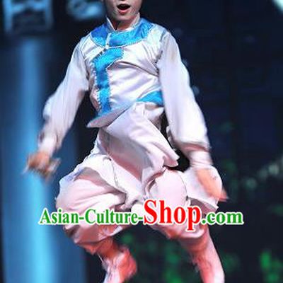 Chinese Picturesque Huizhou Ancient Qing Dynasty Clothing Stage Performance Dance Costume for Men