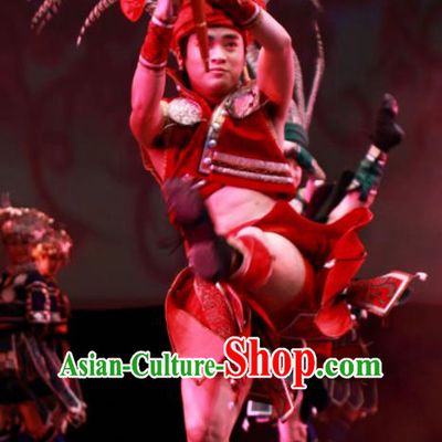 Chinese Wind Of Colorful Guizhou Dong Nationality Dance Clothing Stage Performance Dance Costume for Men