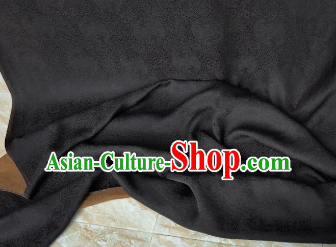 Traditional Chinese Classical Dragons Pattern Black Gambiered Guangdong Gauze Silk Fabric Ancient Hanfu Dress Silk Cloth Traditional Chinese Classical Dragons Pattern Black Gambiered Guangdong Gauze Silk Fabric Ancient Hanfu Dress Silk Cloth