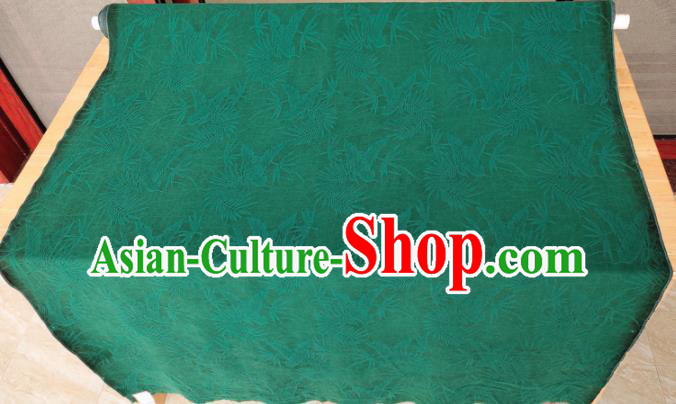Traditional Chinese Classical Grass Pattern Green Gambiered Guangdong Gauze Silk Fabric Ancient Hanfu Dress Silk Cloth Traditional Chinese Classical Grass Pattern Green Gambiered Guangdong Gauze Silk Fabric Ancient Hanfu Dress Silk Cloth