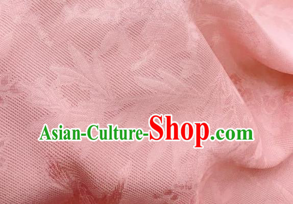 Traditional Chinese Classical Plum Blossom Pattern Pink Silk Fabric Ancient Hanfu Dress Brocade Cloth Traditional Chinese Classical Plum Blossom Pattern Pink Silk Fabric Ancient Hanfu Dress Brocade Cloth
