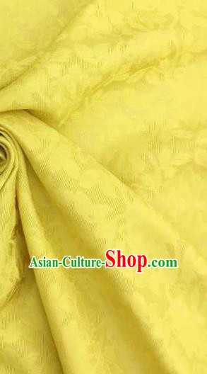 Traditional Chinese Classical Plum Blossom Pattern Yellow Silk Fabric Ancient Hanfu Dress Brocade Cloth Traditional Chinese Classical Plum Blossom Pattern Yellow Silk Fabric Ancient Hanfu Dress Brocade Cloth