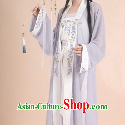 Traditional Chinese Song Dynasty Female Civilian Replica Costumes Ancient Young Lady Hanfu Dress for Women