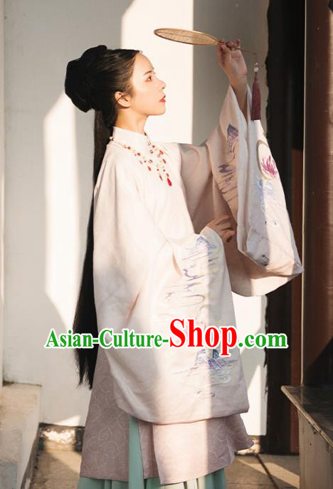 Traditional Chinese Ming Dynasty Royal Dowager Embroidered Hanfu Dress Ancient Nobility Countess Replica Costume for Women Traditional Chinese Ming Dynasty Royal Dowager Embroidered Hanfu Dress Ancient Nobility Countess Replica Costume for Women