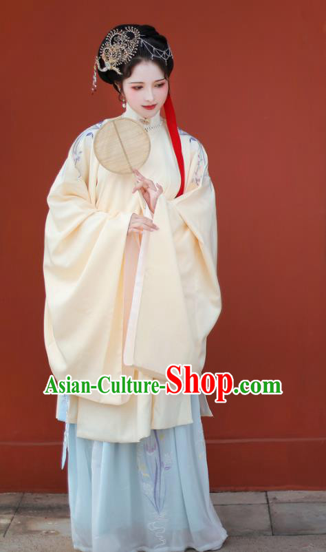 Traditional Chinese Ming Dynasty Palace Countess Embroidered Hanfu Dress Ancient Imperial Consort Replica Costume for Women Traditional Chinese Ming Dynasty Palace Countess Embroidered Hanfu Dress Ancient Imperial Consort Replica Costume for Women