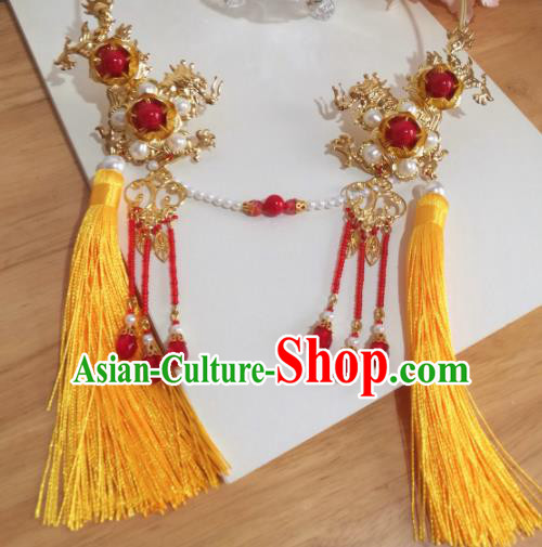 Traditional Chinese Classical Tassel Necklace Hanfu Jewelry Accessories for Women Traditional Chinese Classical Tassel Necklace Hanfu Jewelry Accessories for Women
