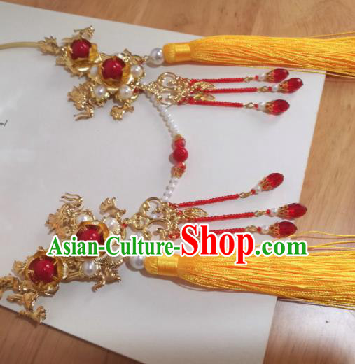 Traditional Chinese Classical Tassel Necklace Hanfu Jewelry Accessories for Women Traditional Chinese Classical Tassel Necklace Hanfu Jewelry Accessories for Women