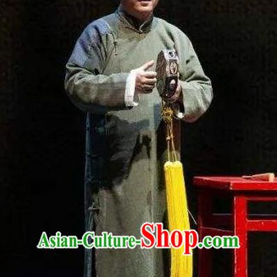 Traditional Chinese Drama Tian Ming Qing Dynasty Costumes and Headwear for Men