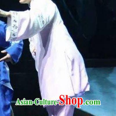 Xu Tietang Traditional Chinese Qin Opera Female Civilian Dress Stage Show Costume and Headwear for Women