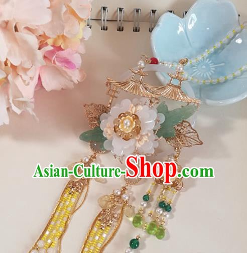 Traditional Chinese Classical Brooch Pendant Hanfu Palace Tassel Breastpin Accessories for Women Traditional Chinese Classical Brooch Pendant Hanfu Palace Tassel Breastpin Accessories for Women