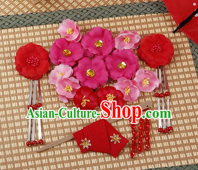 Traditional Japanese Cosplay Geisha Wigs and Hair Accessories for Women Traditional Japanese Cosplay Geisha Wigs and Hair Accessories for Women