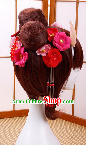 Traditional Japanese Cosplay Geisha Wigs and Hair Accessories for Women Traditional Japanese Cosplay Geisha Wigs and Hair Accessories for Women