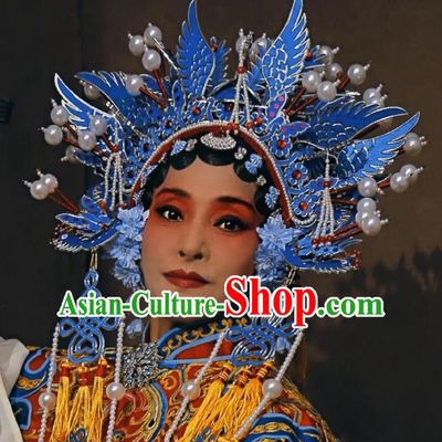 Traditional Chinese Beijing Opera Phoenix Coronet Hairpins Ancient Princess Hanfu Hair Accessories for Women
