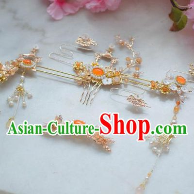 Traditional Chinese Classical Palace Hair Comb Hairpins Ancient Princess Hanfu Hair Accessories for Women