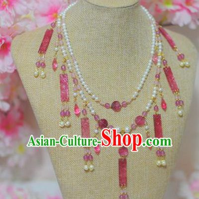 Traditional Chinese Hanfu Necklace Ancient Princess Necklet Accessories for Women