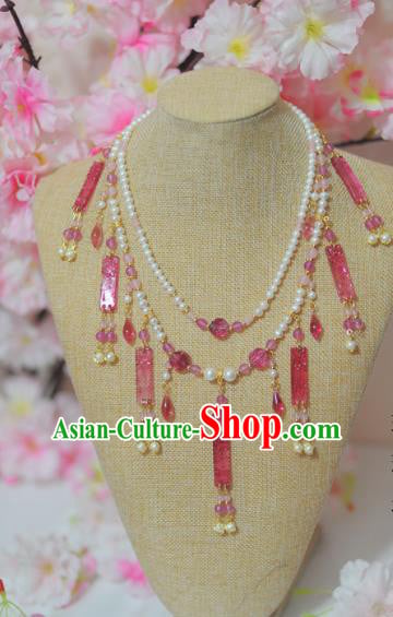 Traditional Chinese Hanfu Necklace Ancient Princess Necklet Accessories for Women Traditional Chinese Hanfu Necklace Ancient Princess Necklet Accessories for Women