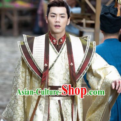 Ancient Chinese Song Dynasty Crown Prince Hanfu Clothing Drama Young Blood Swordsman Costumes for Men