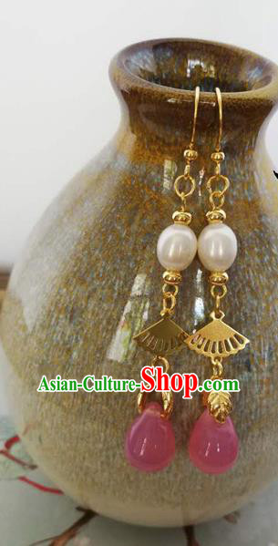 Traditional Chinese Hanfu Earrings Classical Ear Accessories for Women Traditional Chinese Hanfu Earrings Classical Ear Accessories for Women