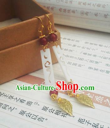 Traditional Chinese Hanfu Shell Earrings Classical Ear Accessories for Women Traditional Chinese Hanfu Shell Earrings Classical Ear Accessories for Women