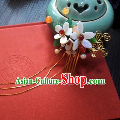 Traditional Chinese Classical Hair Comb Hairpins Ancient Princess Hanfu Hair Accessories for Women