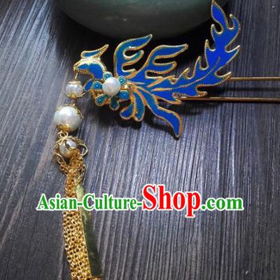 Traditional Chinese Classical Phoenix Hairpins Ancient Princess Hanfu Hair Accessories for Women