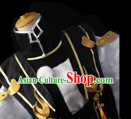 Traditional Chinese Cosplay Taoist Priest White Clothing Ancient Swordsman Costume for Men Traditional Chinese Cosplay Taoist Priest White Clothing Ancient Swordsman Costume for Men