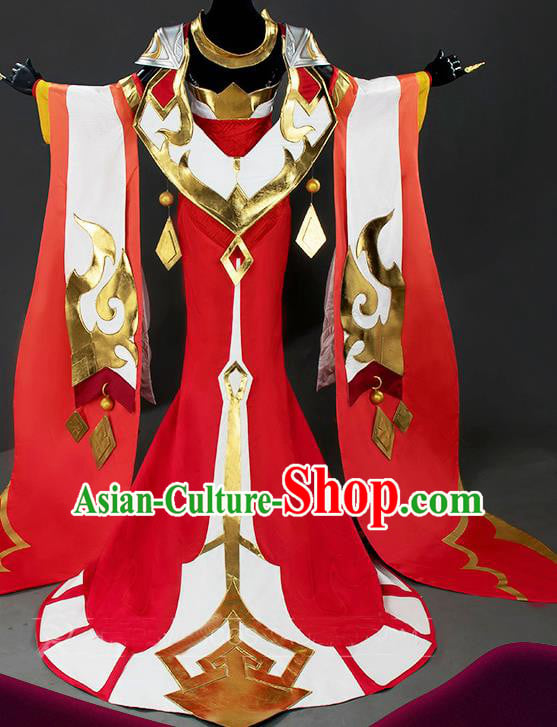 Traditional Chinese Cosplay Swordswoman Dress Ancient Heroine Costume for Women Traditional Chinese Cosplay Swordswoman Dress Ancient Heroine Costume for Women