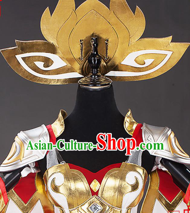Traditional Chinese Cosplay Swordswoman Dress Ancient Heroine Costume for Women Traditional Chinese Cosplay Swordswoman Dress Ancient Heroine Costume for Women
