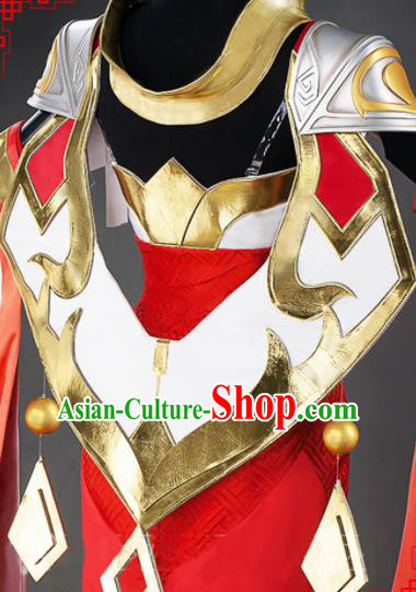Traditional Chinese Cosplay Swordswoman Dress Ancient Heroine Costume for Women Traditional Chinese Cosplay Swordswoman Dress Ancient Heroine Costume for Women