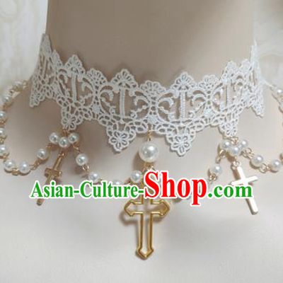 Top Grade Gothic Necklace Handmade Crucifix Necklet Accessories for Women