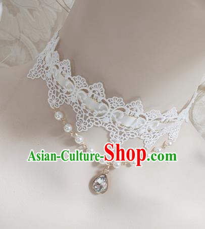 Top Grade Gothic Lace Necklace Handmade Necklet Accessories for Women Top Grade Gothic Lace Necklace Handmade Necklet Accessories for Women