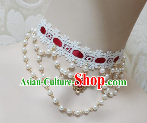 Top Grade Gothic Princess Ruby Necklace Handmade Necklet Accessories for Women Top Grade Gothic Princess Ruby Necklace Handmade Necklet Accessories for Women